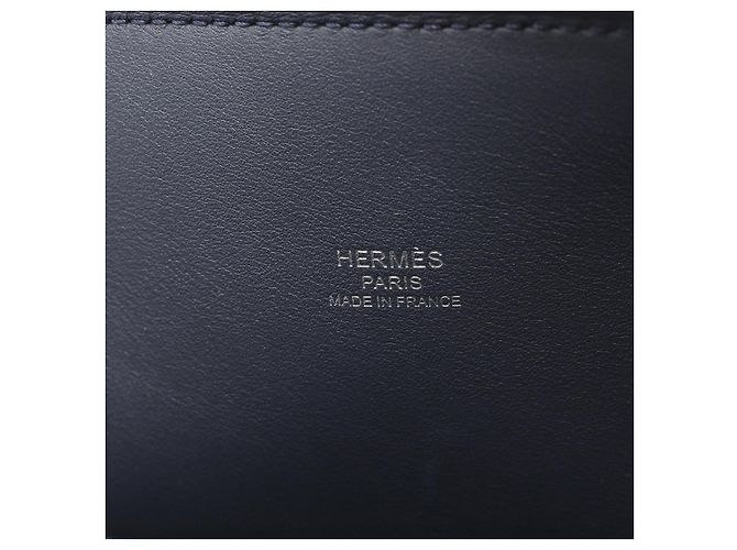 Hermès Hermes Bolide 1923 25 Handbag Evercolor Navy Blue - view 4