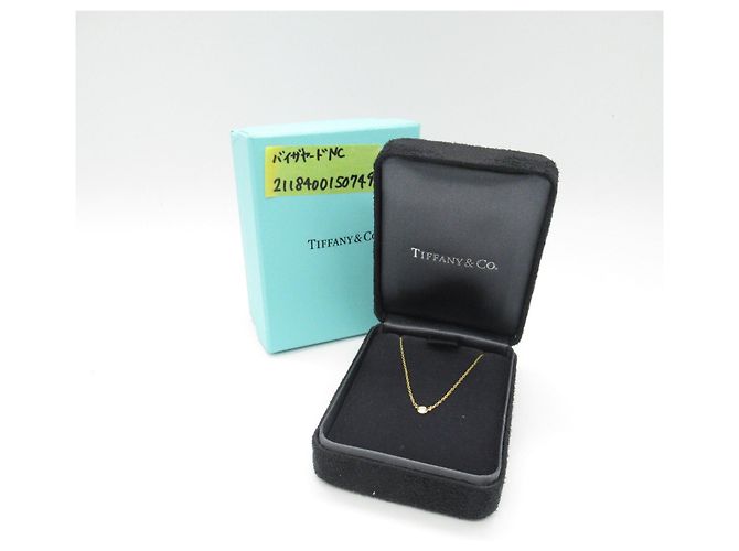 Collana in diamante K18 oro giallo Tiffany & Co - vista 6