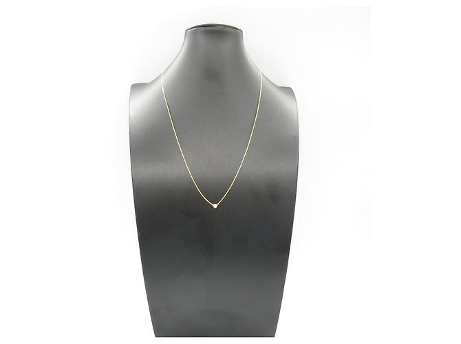 Collana in diamante K18 oro giallo Tiffany & Co - vista 7