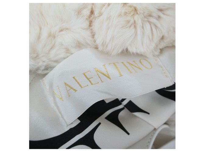 Abrigo de piel de visón Valentino con cinturón - vista 5