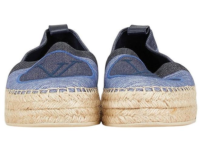 Louis Vuitton LV Slip On Denim Espadrilles Blau - Ansicht 2