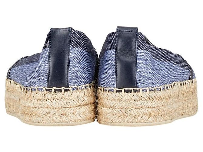 Louis Vuitton LV Slip On Denim Espadrilles Blau - Ansicht 3