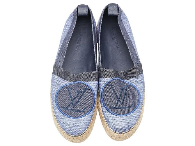 Louis Vuitton LV Slip On Denim Espadrilles Blau - Ansicht 4