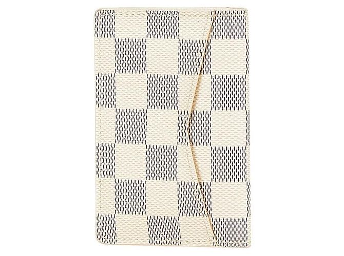 Organizer Louis Vuitton Damier Azur Card Case N63144 White - view 2