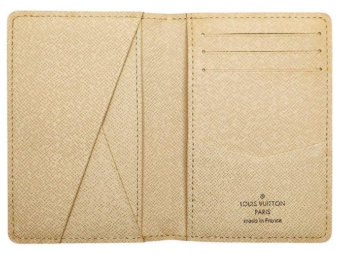 Organizer Louis Vuitton Damier Azur Card Case N63144 White - view 4