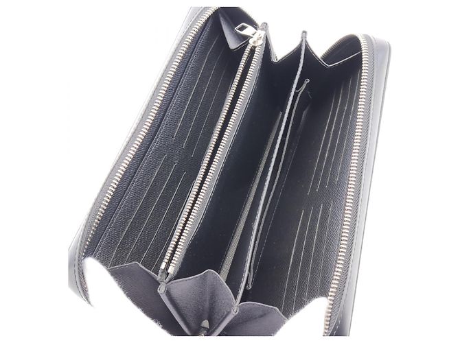 Portefeuille Zippy XL Louis Vuitton Damier Graphite N41503 Noir - vue 3