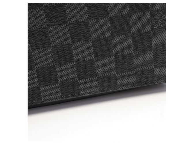 Portefeuille Zippy XL Louis Vuitton Damier Graphite N41503 Noir - vue 6