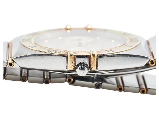 Relógio Omega Constellation Day-Date Quartz Dourado - vista 5