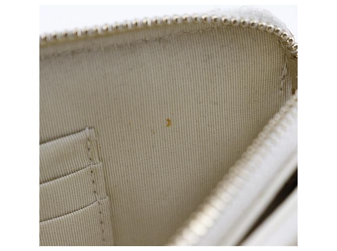 Chanel Borsa a spalla in tweed Deauville con catena A84415 Bianco - vista 11