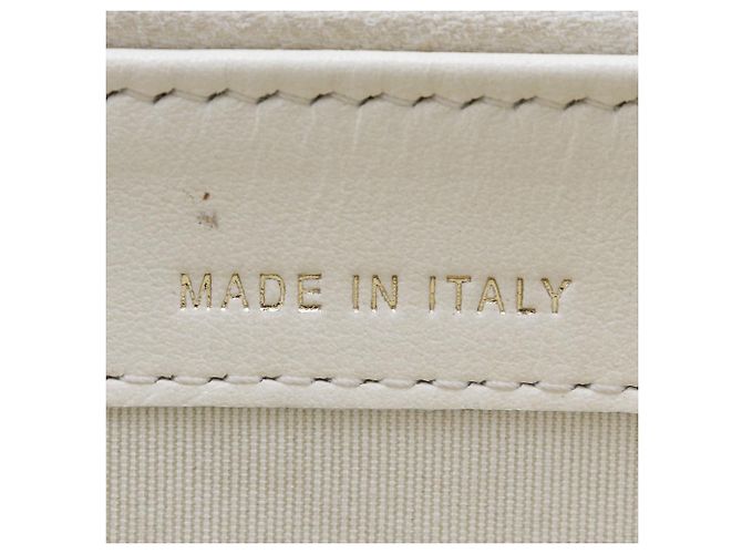 Chanel Borsa a spalla in tweed Deauville con catena A84415 Bianco - vista 15