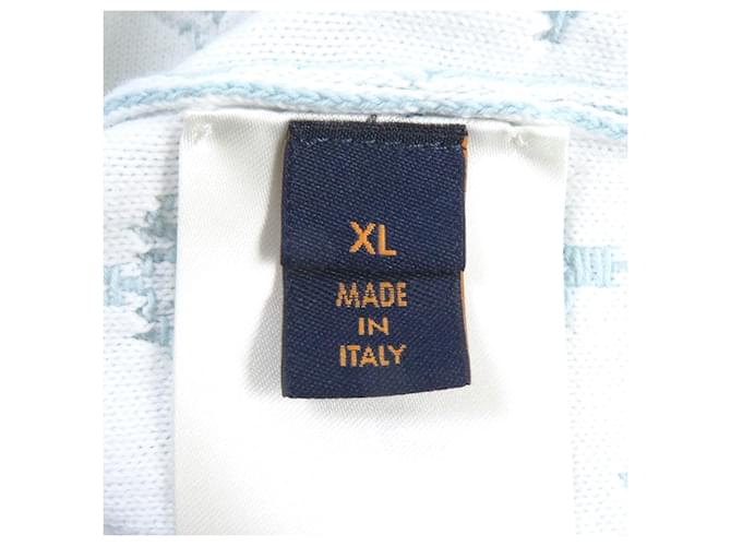Pullover Hoodie mit Monogramm-Gradient von Louis Vuitton XL Hellblau - Ansicht 5