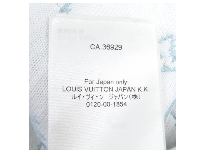 Pullover Hoodie mit Monogramm-Gradient von Louis Vuitton XL Hellblau - Ansicht 8