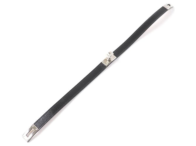 Hermès Bracciale Hermes Kelly DeBultour in Box Calf T3 Nero - vista 7