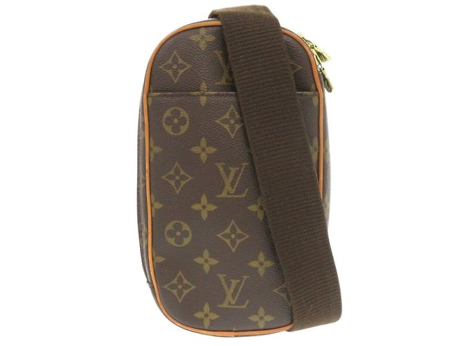 Borsa Pochette Ganjou Monogramma Louis Vuitton Marrone - vista 2