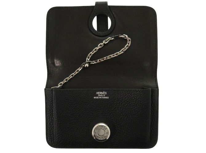 Hermès Portafoglio nero Hermes Dogon Togo - vista 6