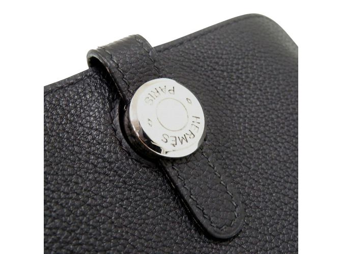 Hermès Portafoglio nero Hermes Dogon Togo - vista 7