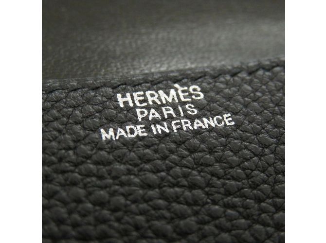 Hermès Portafoglio nero Hermes Dogon Togo - vista 8