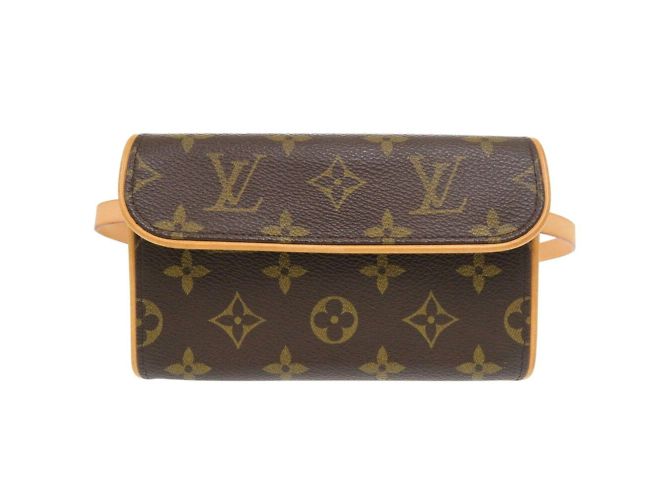 Borsa a vita Monogram Pochette Florentine Louis Vuitton Marrone - vista 2