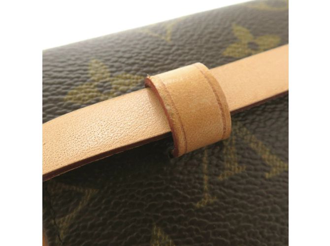 Borsa a vita Monogram Pochette Florentine Louis Vuitton Marrone - vista 7