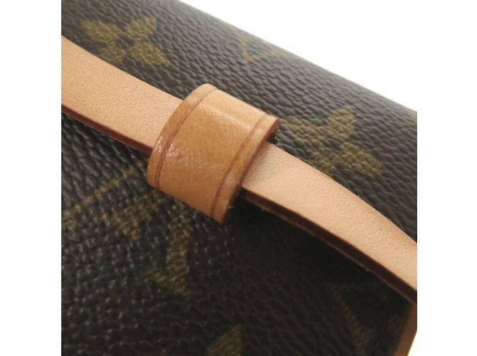 Borsa a vita Monogram Pochette Florentine Louis Vuitton Marrone - vista 8