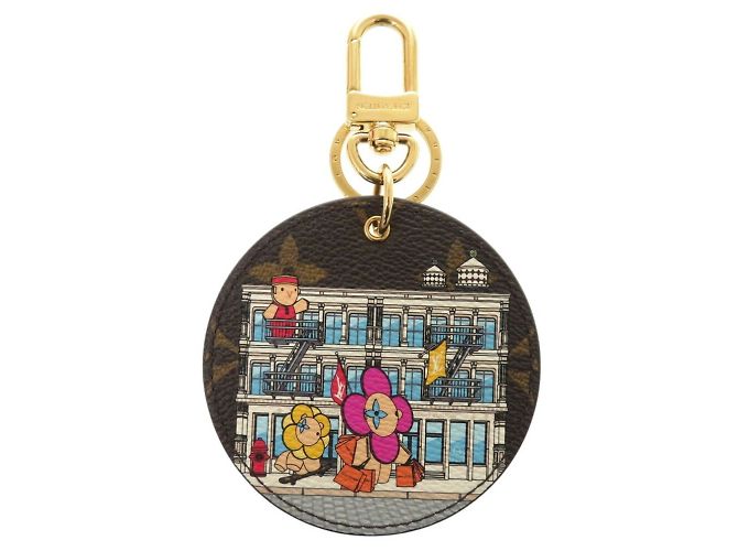 Portachiavi Illustre Monogram Vivienne di Louis Vuitton Marrone - vista 2