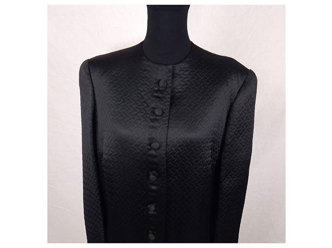 Cappotto nero Lanvin vintage degli anni 60 - vista 10