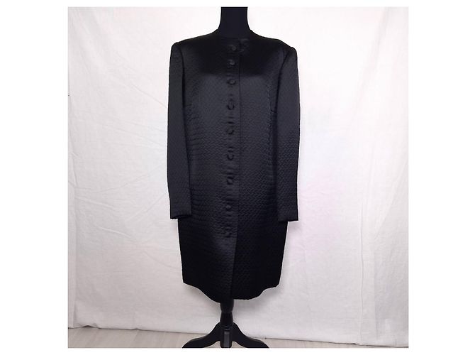 Cappotto nero Lanvin vintage degli anni 60 - vista 2