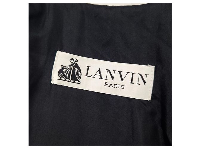 Cappotto nero Lanvin vintage degli anni 60 - vista 6