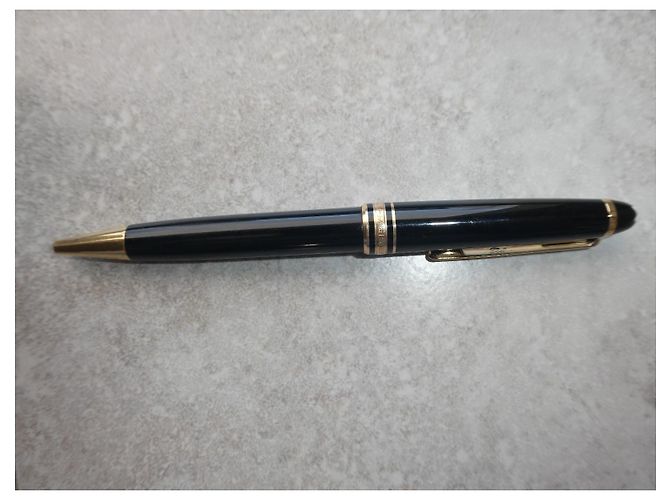 Montblanc Kugelschreiber mit seiner Box Schwarz - Ansicht 2