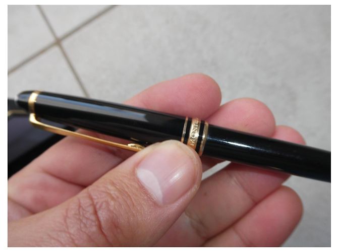 Montblanc Kugelschreiber mit seiner Box Schwarz - Ansicht 6