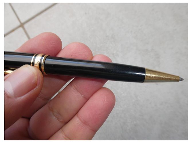 Montblanc Kugelschreiber mit seiner Box Schwarz - Ansicht 7