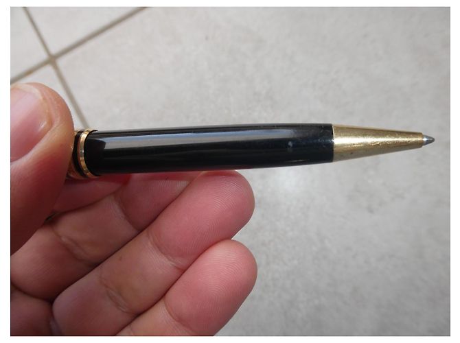 Montblanc Kugelschreiber mit seiner Box Schwarz - Ansicht 8