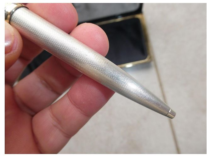 stylo a bille montblanc en argent 925 avec boite - vue 6