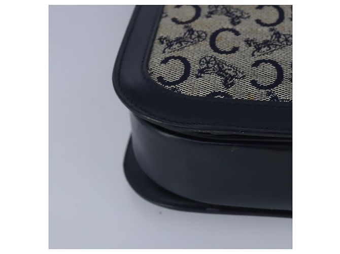 Céline Borsa a tracolla CELINE C Sulky in tela Navy Auth 99408 Blu navy - vista 15