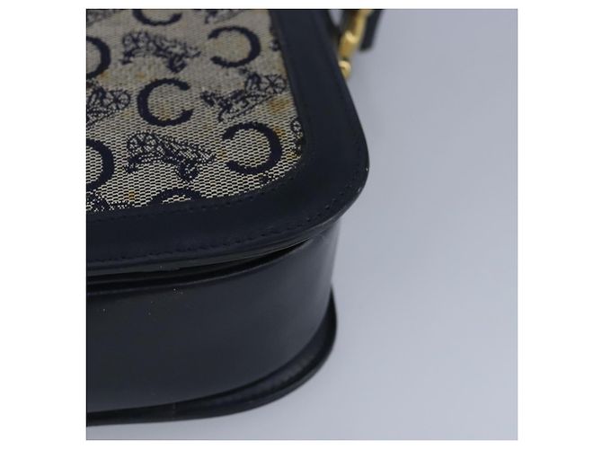 Céline Borsa a tracolla CELINE C Sulky in tela Navy Auth 99408 Blu navy - vista 16