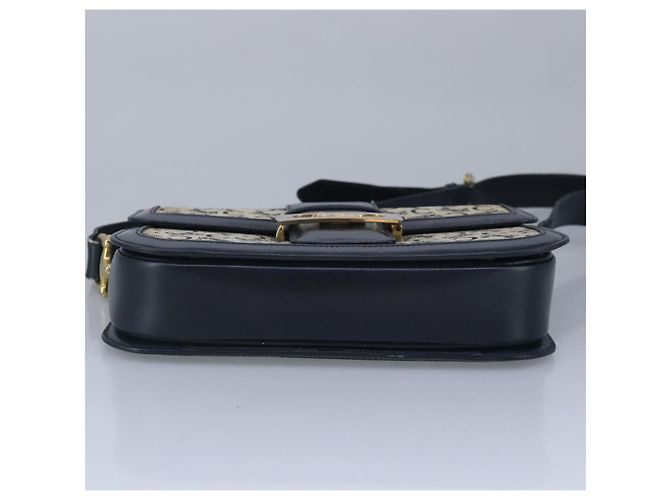 Céline Borsa a tracolla CELINE C Sulky in tela Navy Auth 99408 Blu navy - vista 5