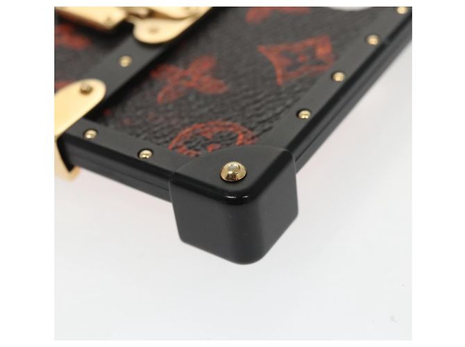 LOUIS VUITTON Transformiertes Monogramm Katze iphone X Eye Trunk M63891 LV Auth 87378 Schwarz - Ansicht 17
