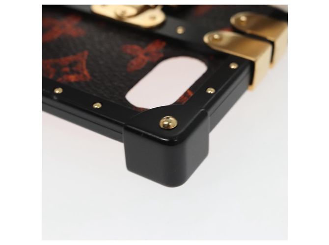 LOUIS VUITTON Transformiertes Monogramm Katze iphone X Eye Trunk M63891 LV Auth 87378 Schwarz - Ansicht 18