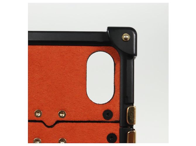 LOUIS VUITTON Transformiertes Monogramm Katze iphone X Eye Trunk M63891 LV Auth 87378 Schwarz - Ansicht 22