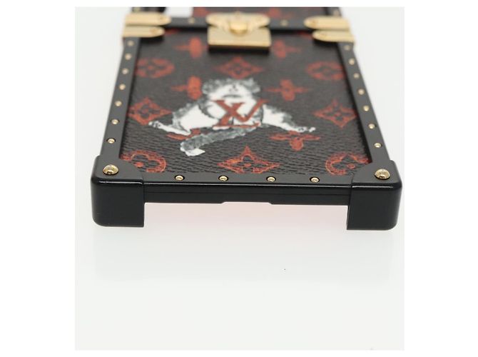 LOUIS VUITTON Transformiertes Monogramm Katze iphone X Eye Trunk M63891 LV Auth 87378 Schwarz - Ansicht 6