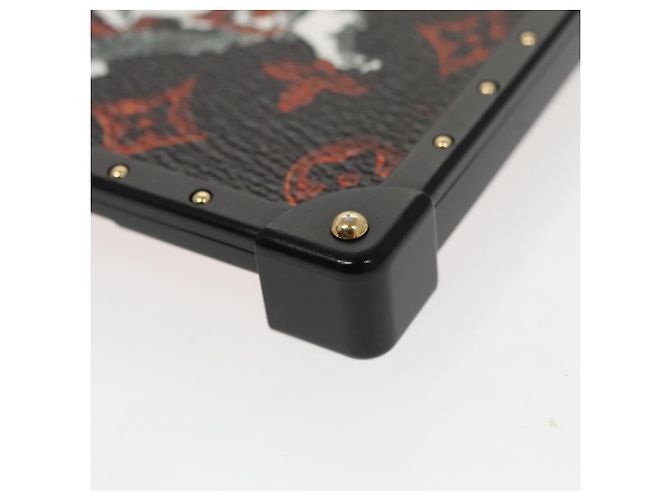 LOUIS VUITTON Transformiertes Monogramm Katze iphone X Eye Trunk M63891 LV Auth 87378 Schwarz - Ansicht 7