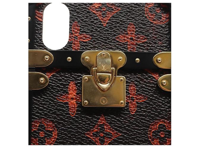 LOUIS VUITTON Transformiertes Monogramm Katze iphone X Eye Trunk M63891 LV Auth 87378 Schwarz - Ansicht 8