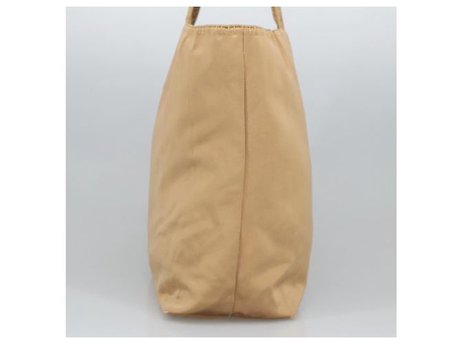 PRADA Borsa Tote Satinata Oro Auth bs19851 D'oro - vista 4