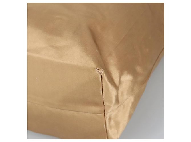PRADA Borsa Tote Satinata Oro Auth bs19851 D'oro - vista 9