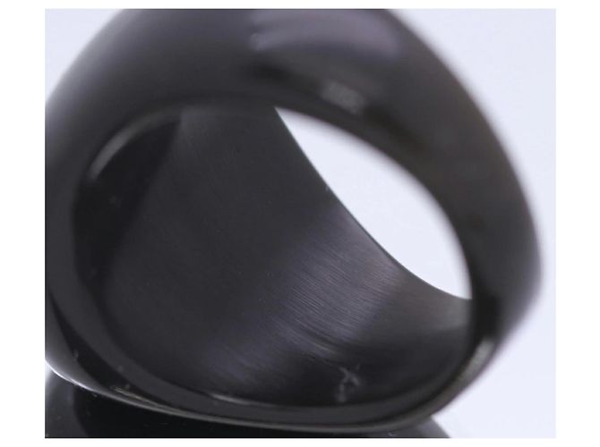 Anillo Chanel Negro - vista 2
