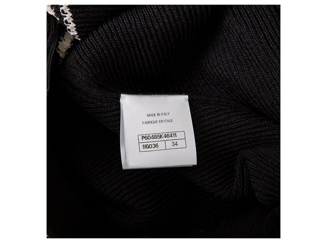 Falda de punto Chanel Negro - vista 12