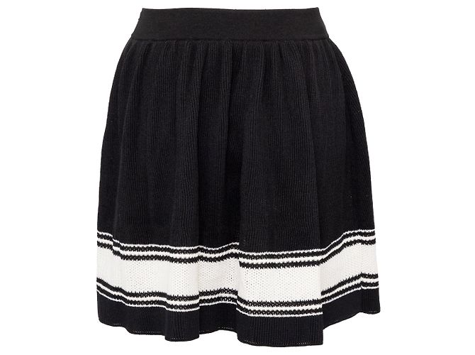 Falda de punto Chanel Negro - vista 3