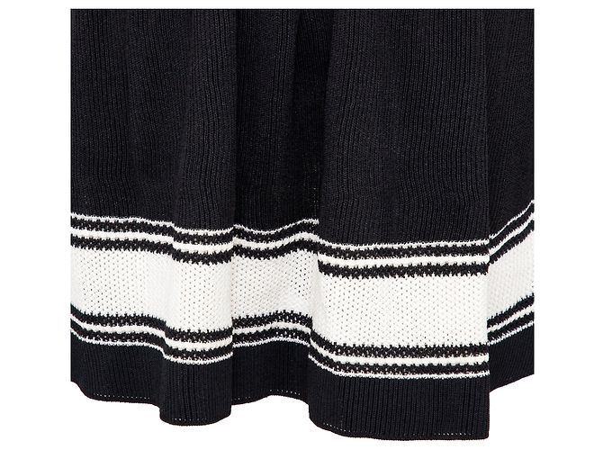 Falda de punto Chanel Negro - vista 5