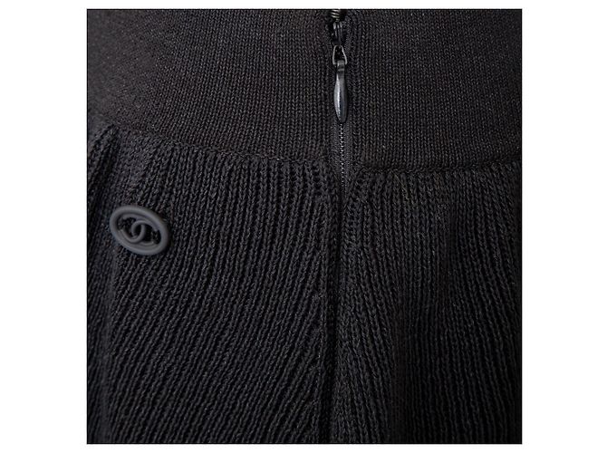 Falda de punto Chanel Negro - vista 9