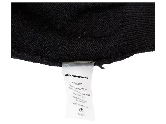 Suéter de cuello alto Alexander Wang Negro - vista 14